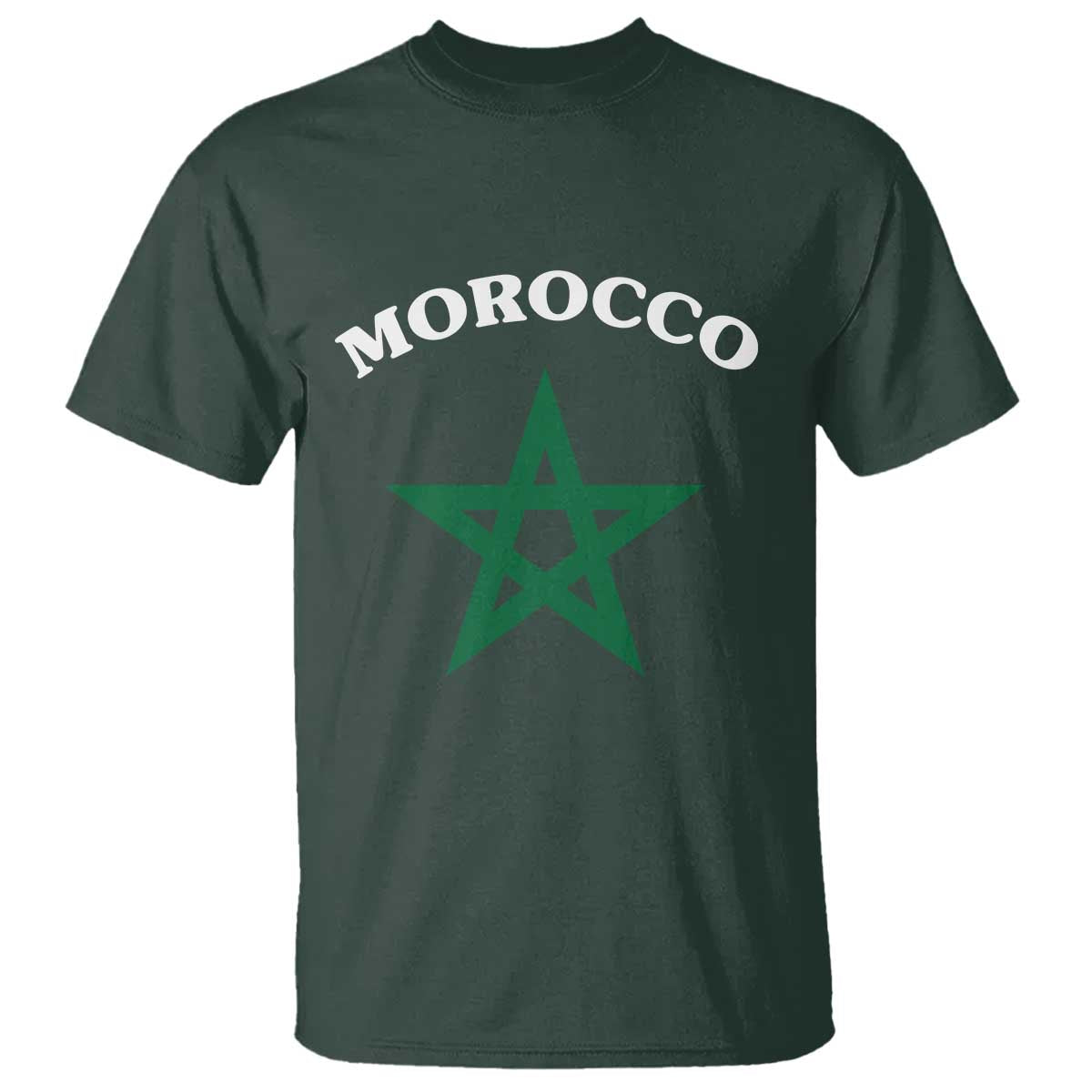 Morocco Pride Flag Star T Shirt Patriotic Moroccan Heritage Souvenir