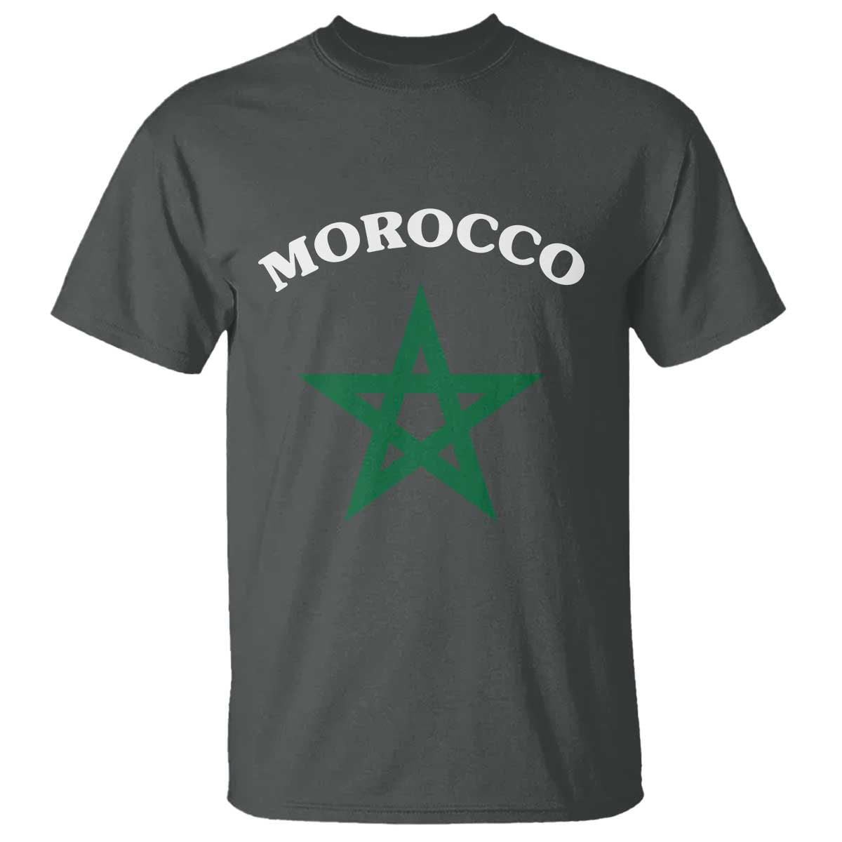 Morocco Pride Flag Star T Shirt Patriotic Moroccan Heritage Souvenir