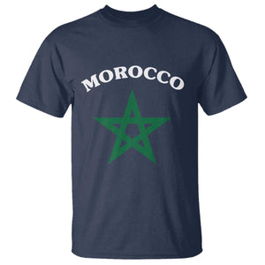 Morocco Pride Flag Star T Shirt Patriotic Moroccan Heritage Souvenir
