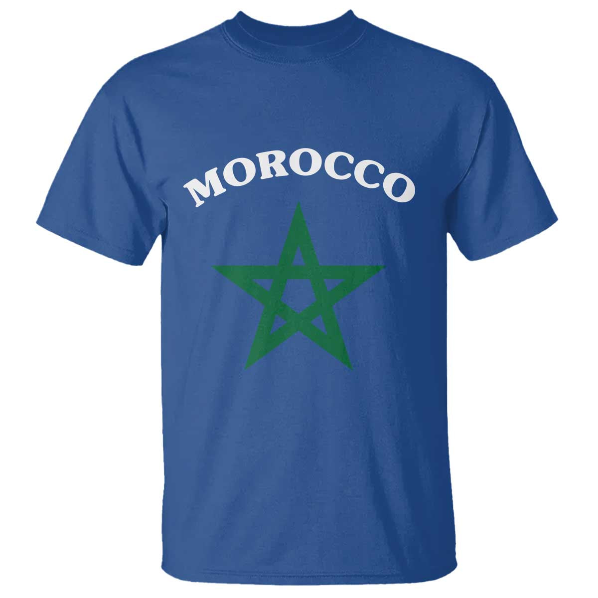 Morocco Pride Flag Star T Shirt Patriotic Moroccan Heritage Souvenir