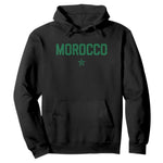 Morocco Star Flag Minimalist Moroccan Pride Hoodie