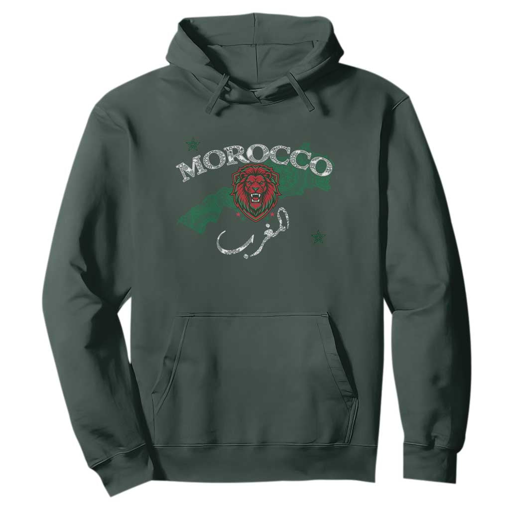 Morocco Lion Maghrib Moroccan Spirit Heritage Hoodie