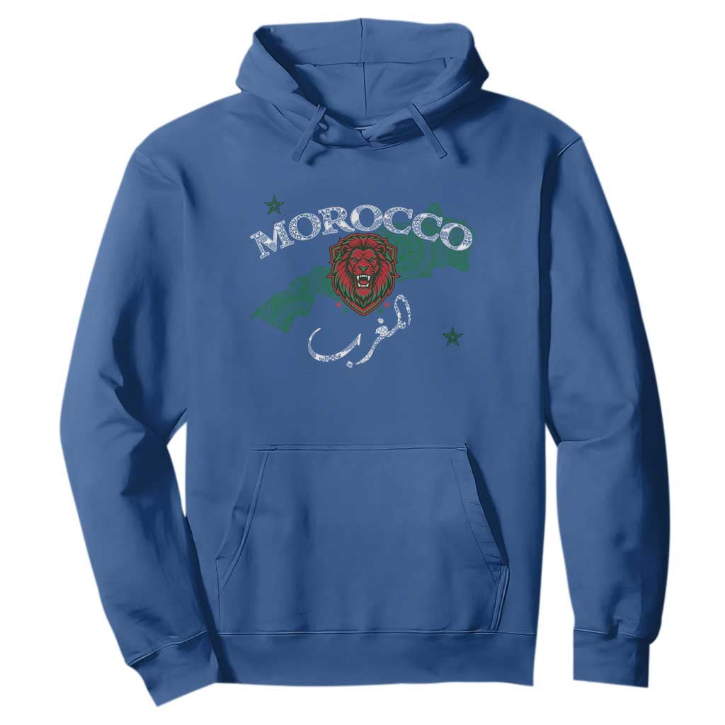 Morocco Lion Maghrib Moroccan Spirit Heritage Hoodie