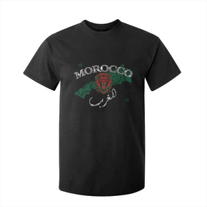 Morocco Lion Maghrib Moroccan Spirit Heritage T Shirt For Kid