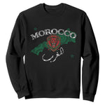 Morocco Lion Maghrib Moroccan Spirit Heritage Sweatshirt