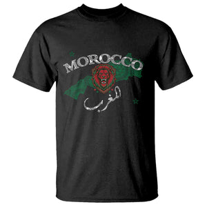 Morocco Lion Maghrib Moroccan Spirit Heritage T Shirt