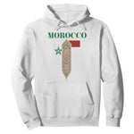Traditional Moroccan Mosaic Archway Graphic Hoodie Morocco Architecture Tile Pattern