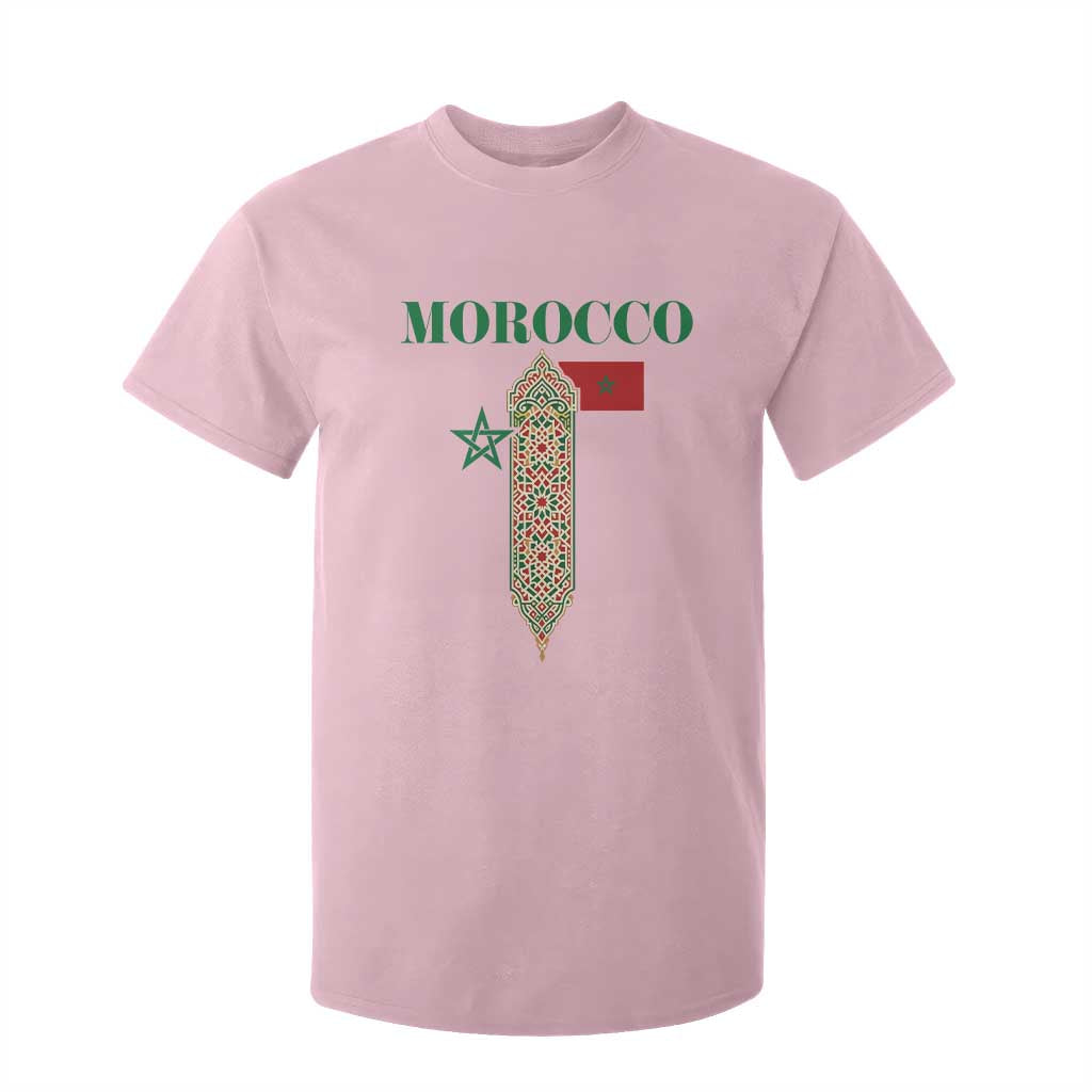 Traditional Moroccan Mosaic Archway Graphic T Shirt For Kid Morocco Architecture Tile Pattern