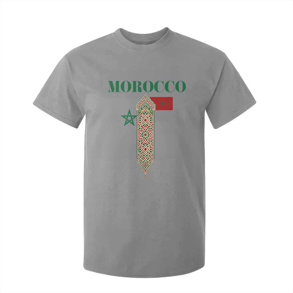 Traditional Moroccan Mosaic Archway Graphic T Shirt For Kid Morocco Architecture Tile Pattern