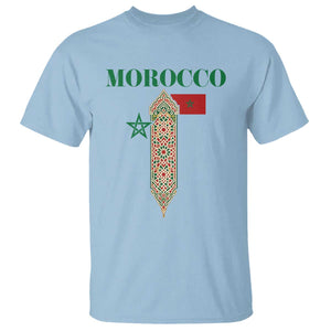 Traditional Moroccan Mosaic Archway Graphic T Shirt Morocco Architecture Tile Pattern