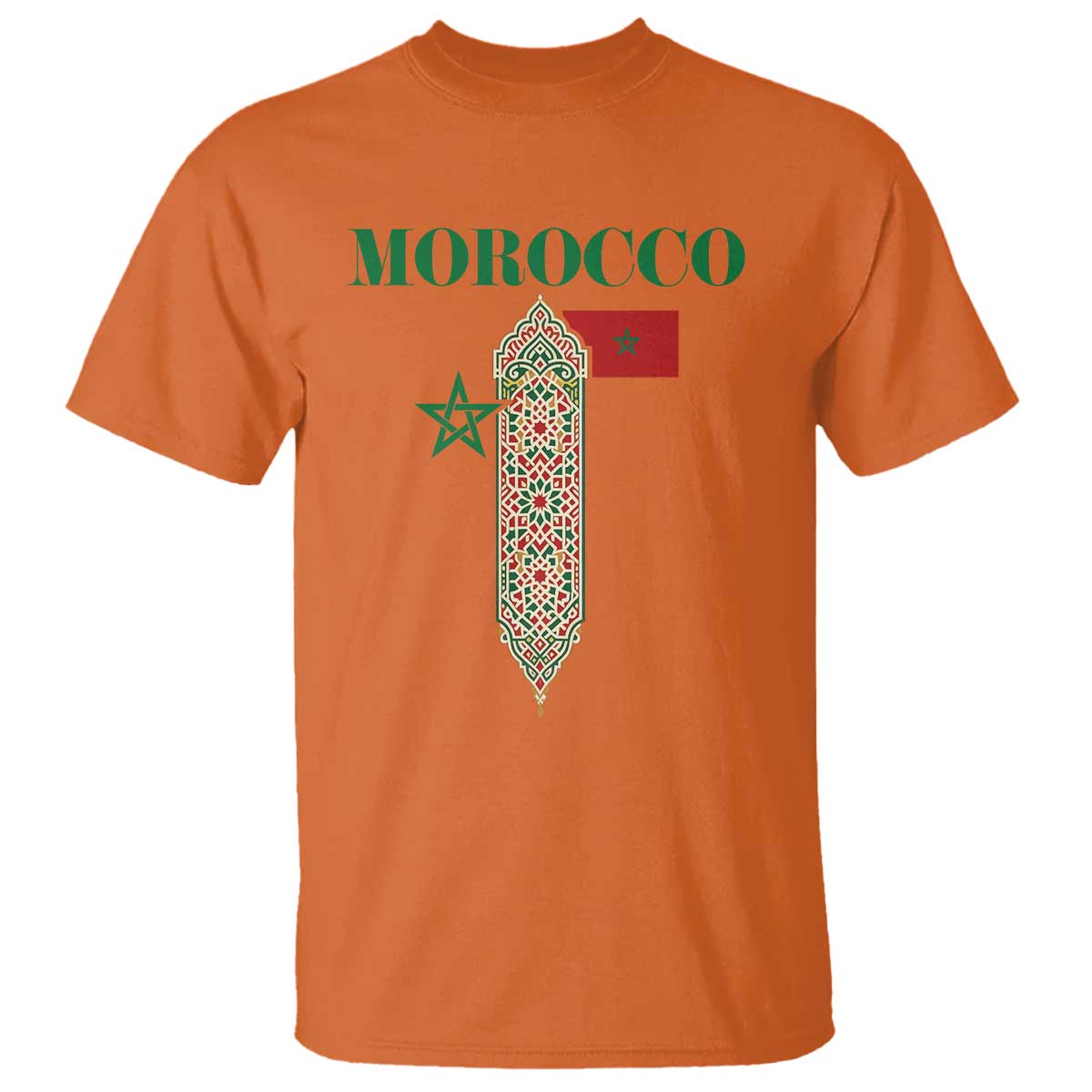 Traditional Moroccan Mosaic Archway Graphic T Shirt Morocco Architecture Tile Pattern