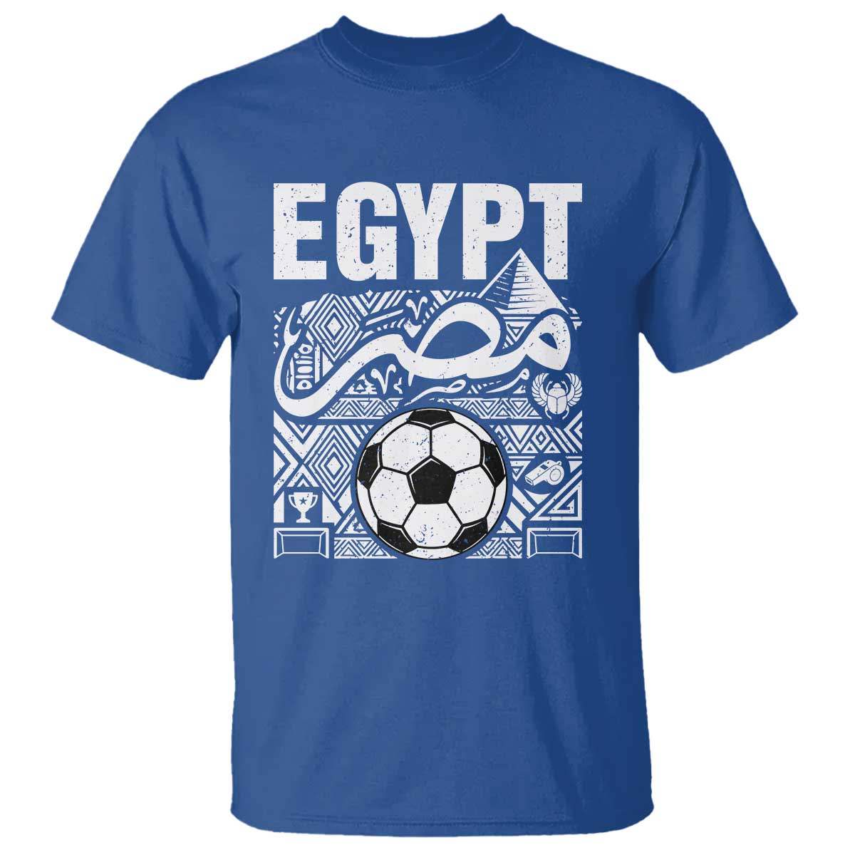 Egypt Soccer Misr Pride Arabic Calligraphy T Shirt Egyptian Football Fans Ancient Pyramid Heritage Graphic
