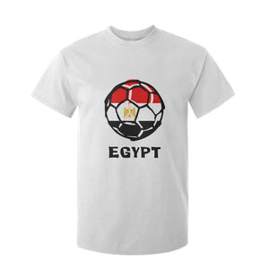 Egyptian Flag Soccer Ball Graphic T Shirt For Kid Egypt Pride Sports Football Fans Match Day