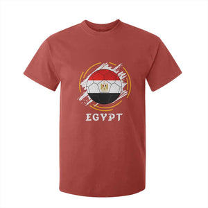 Egyptian Flag Soccer Ball Splatter Graphic T Shirt For Kid Egypt Pride Sports Football Fans Match Day