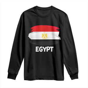 Egypt Flag Misr Pride Long Sleeve Shirt Egyptian Eagle of Saladin Heritage