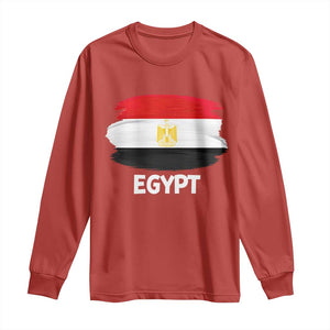 Egypt Flag Misr Pride Long Sleeve Shirt Egyptian Eagle of Saladin Heritage