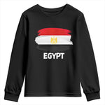 Egypt Flag Misr Pride Youth Sweatshirt Egyptian Eagle of Saladin Heritage
