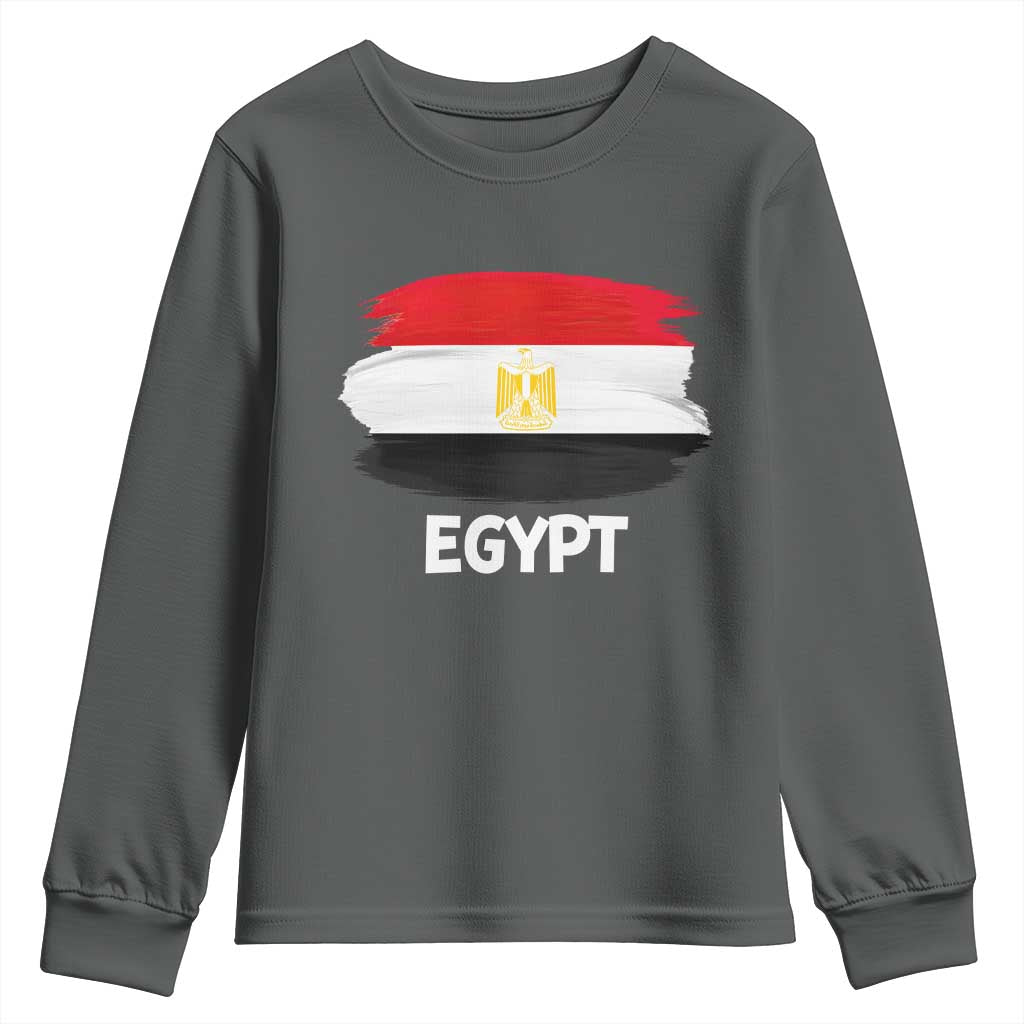 Egypt Flag Misr Pride Youth Sweatshirt Egyptian Eagle of Saladin Heritage