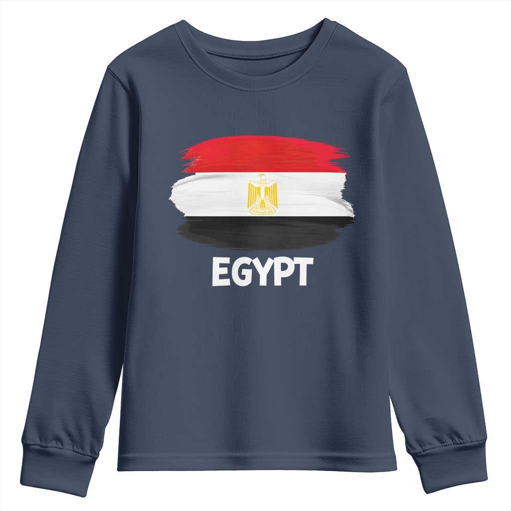 Egypt Flag Misr Pride Youth Sweatshirt Egyptian Eagle of Saladin Heritage