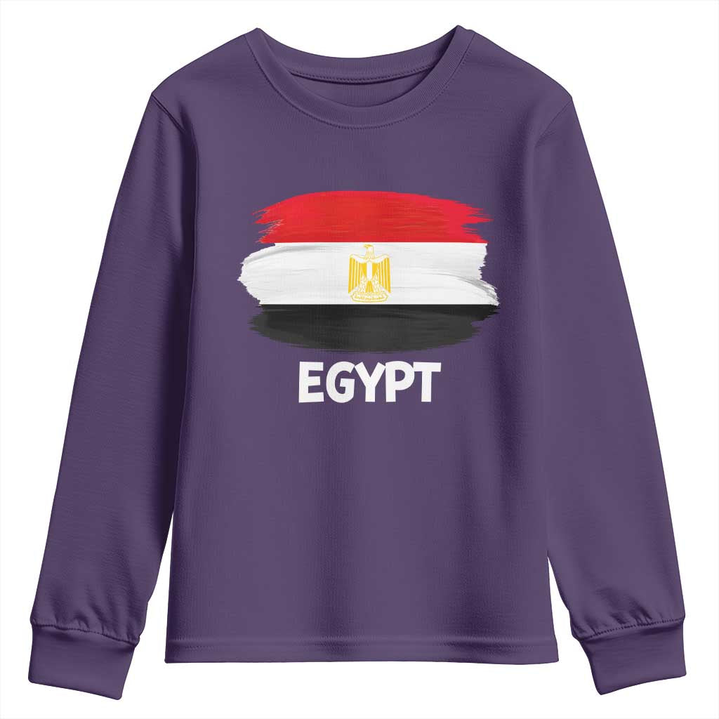 Egypt Flag Misr Pride Youth Sweatshirt Egyptian Eagle of Saladin Heritage