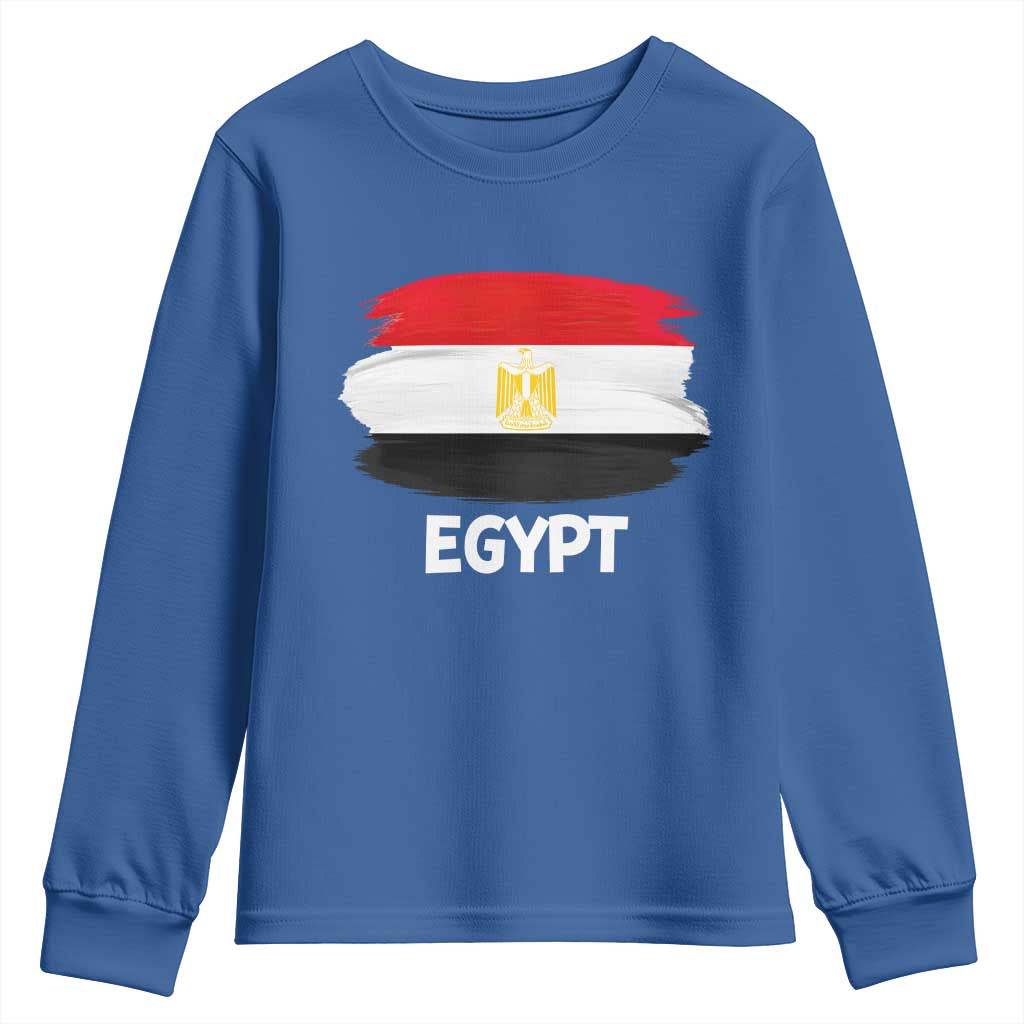 Egypt Flag Misr Pride Youth Sweatshirt Egyptian Eagle of Saladin Heritage