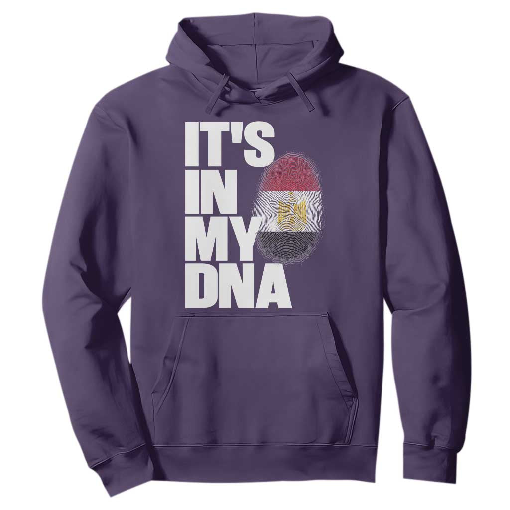Egypt It's In My DNA Flag Fingerprint Graphic Hoodie Egyptian Heritage Pride Roots