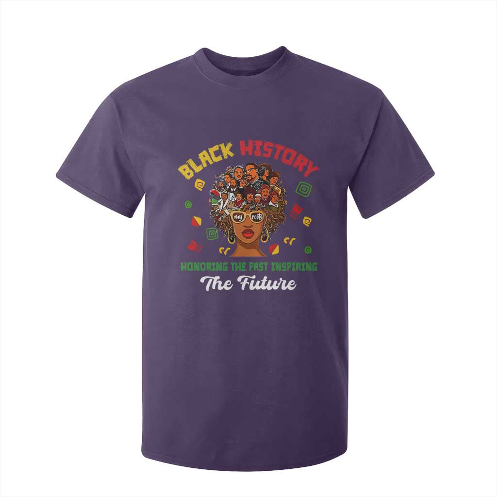 Black History Month T Shirt For Kid Honoring The Past Inspiring The Future African American Roots