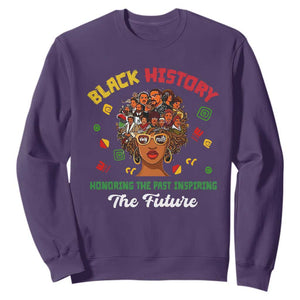 Black History Month Sweatshirt Honoring The Past Inspiring The Future African American Roots