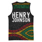 Henry Johnson Black History Month Basketball Jersey Pan African Colors Tribal Geometric Pattern