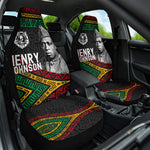 Henry Johnson Black History Month Car Seat Cover Pan African Colors Tribal Geometric Pattern