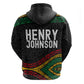 Henry Johnson Black History Month Hoodie Pan African Colors Tribal Geometric Pattern