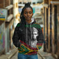 Henry Johnson Black History Month Hoodie Pan African Colors Tribal Geometric Pattern