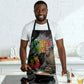 Henry Johnson Black History Month Apron Harlem Hellfighters Pan African Grunge Art
