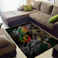 Henry Johnson Black History Month Area Rug Harlem Hellfighters Pan African Grunge Art