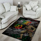 Henry Johnson Black History Month Area Rug Harlem Hellfighters Pan African Grunge Art