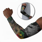 Henry Johnson Black History Month Arm Sleeves Harlem Hellfighters Pan African Grunge Art