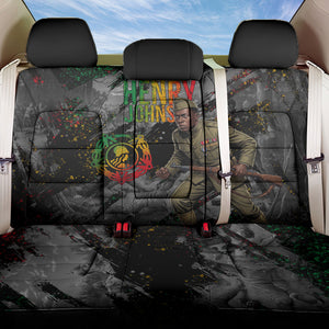 Henry Johnson Black History Month Back Car Seat Cover Harlem Hellfighters Pan African Grunge Art