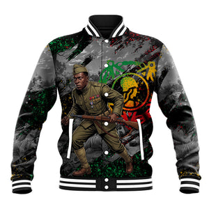 Henry Johnson Black History Month Baseball Jacket Harlem Hellfighters Pan African Grunge Art