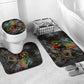 Henry Johnson Black History Month Bathroom Set Harlem Hellfighters Pan African Grunge Art