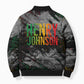 Henry Johnson Black History Month Bomber Puffer Jacket Harlem Hellfighters Pan African Grunge Art