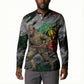 Henry Johnson Black History Month Button Sweatshirt Harlem Hellfighters Pan African Grunge Art