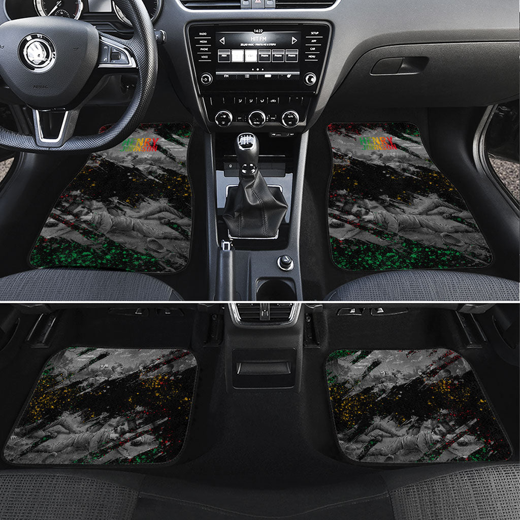 Henry Johnson Black History Month Car Mats Harlem Hellfighters Pan African Grunge Art