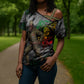 Henry Johnson Black History Month Cross Shoulder Shirt Harlem Hellfighters Pan African Grunge Art