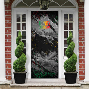 Henry Johnson Black History Month Door Cover Harlem Hellfighters Pan African Grunge Art