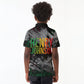 Henry Johnson Black History Month Kid Polo Shirt Harlem Hellfighters Pan African Grunge Art