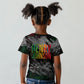 Henry Johnson Black History Month Kid T shirt Harlem Hellfighters Pan African Grunge Art