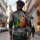 Henry Johnson Black History Month Long Sleeve Button Shirt Harlem Hellfighters Pan African Grunge Art