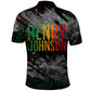 Henry Johnson Black History Month Polo Shirt Harlem Hellfighters Pan African Grunge Art