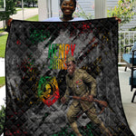 Henry Johnson Black History Month Quilt Harlem Hellfighters Pan African Grunge Art