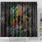 Henry Johnson Black History Month Shower Curtain Harlem Hellfighters Pan African Grunge Art